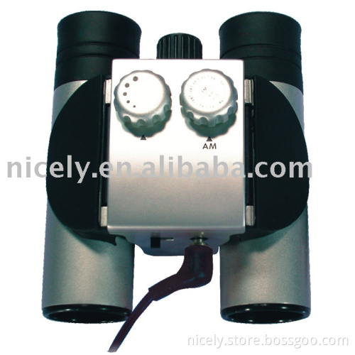 AM/FM gift two band telescope radio with earphone and nylon for hanging